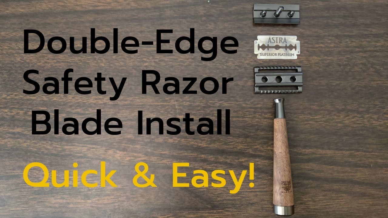 Double-Edge Safety Razor Blade Install | Quick & Easy!