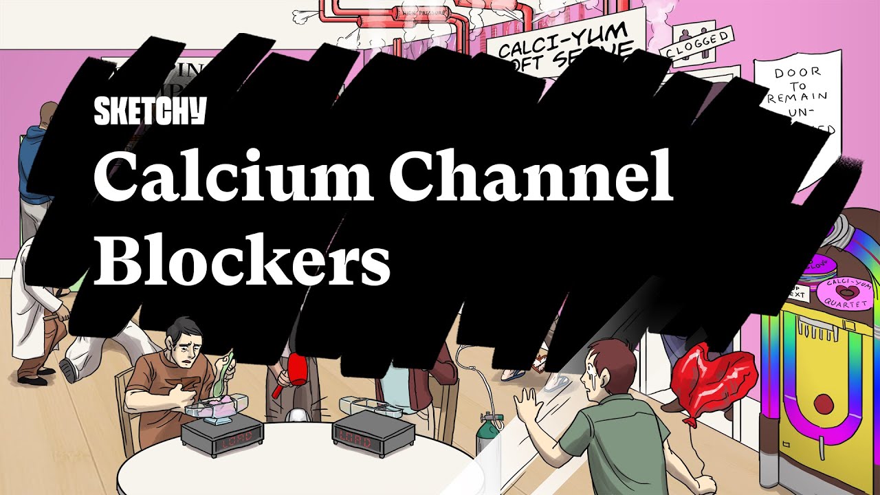 Calcium Channel Blockers:Impact on the Cardiac and Smooth Muscle(Pt 1)|Sketchy Medical |USMLE Step 1