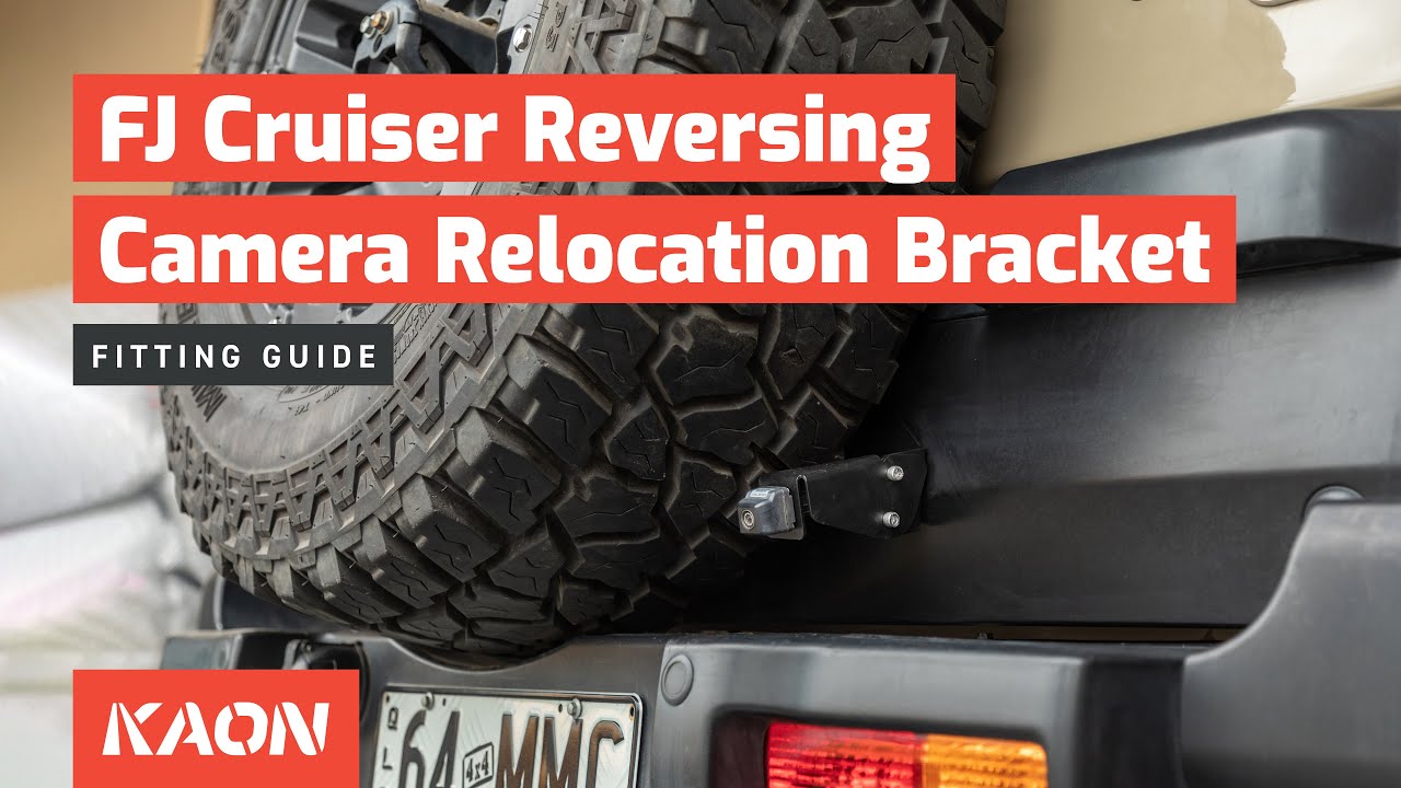 Reversing Camera Relocation Bracket to suit Toyota FJ Cruiser&nbsp;&ndash; Fitting & Installation Guide