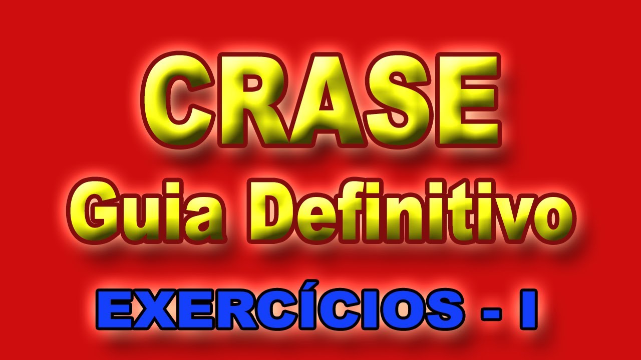 CRASE - exercícios resolvidos e comentados IBFC