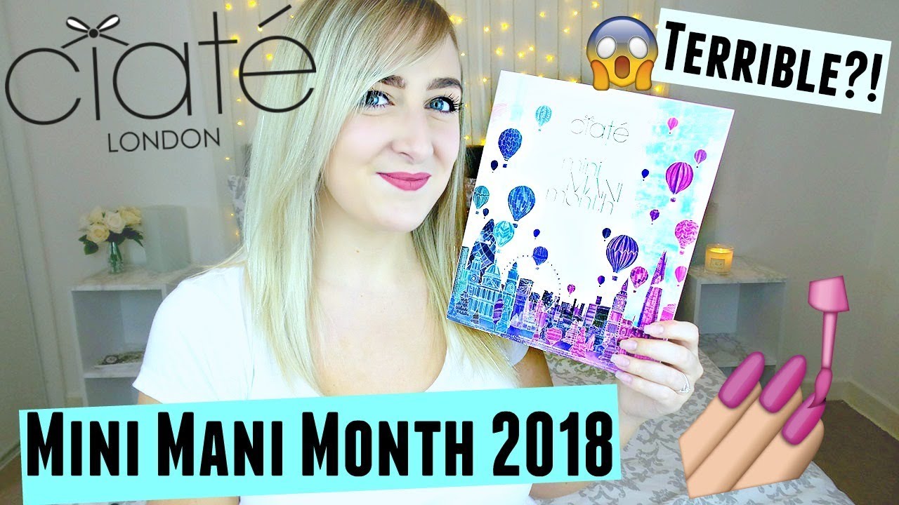 CIATE MINI MANI MONTH 2018 ADVENT CALENDAR UNBOXING | SpangleyNails