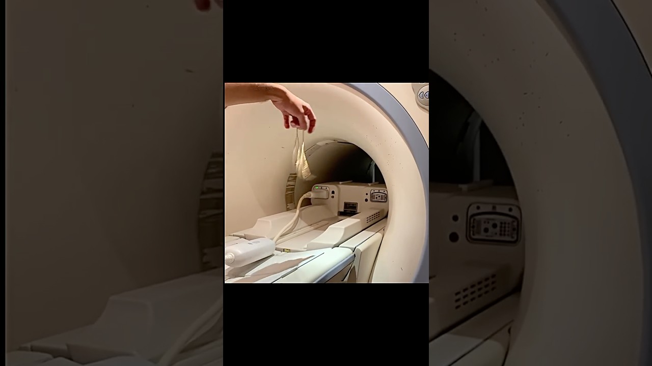 Why Gold Jewelry Should Never Enter The MRI Scan Room #radiology #science #mriscan #medicalimaging