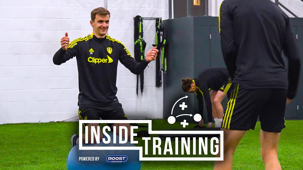 Indoor session and keep ball at Thorp Arch | Inside Training behind-the-scenes
