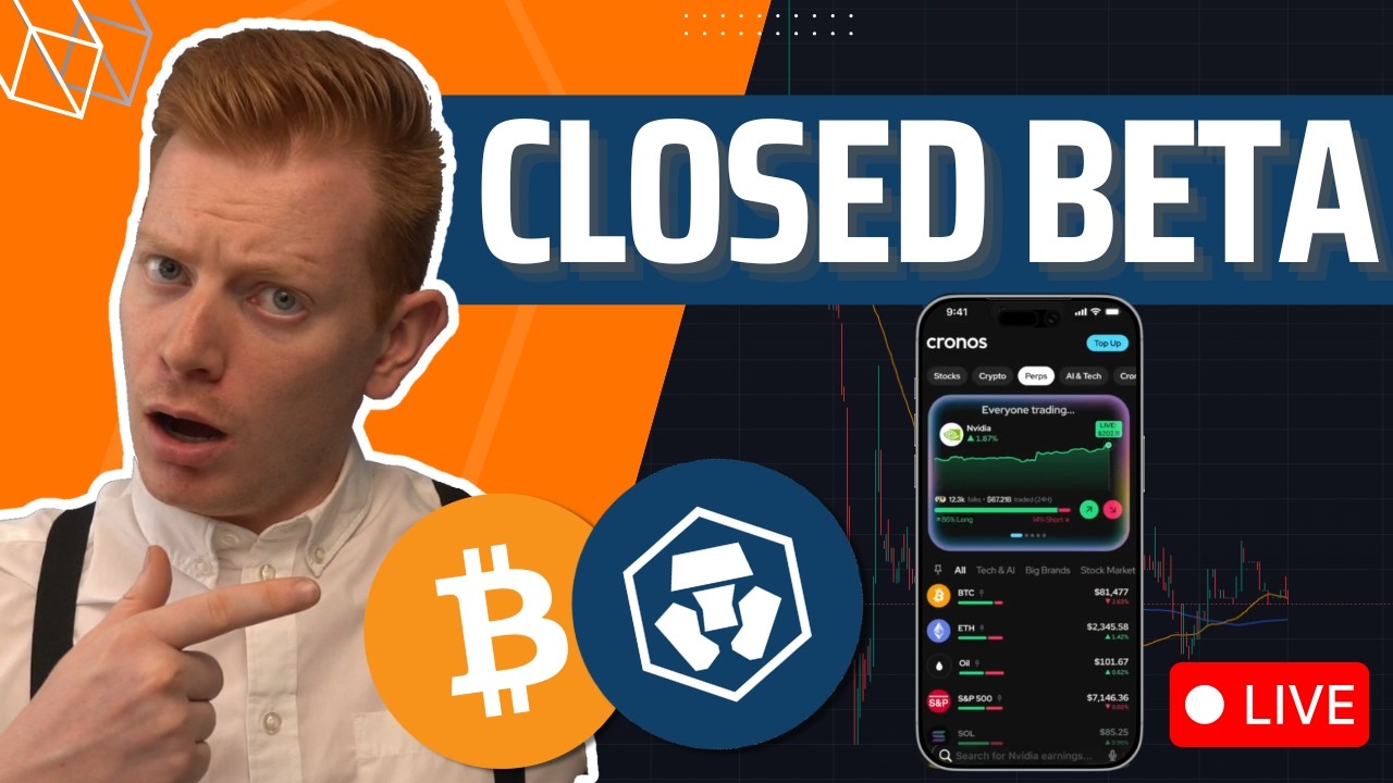 Live: Cronos (CRO): App Closed Beta - The Weekly Close 101