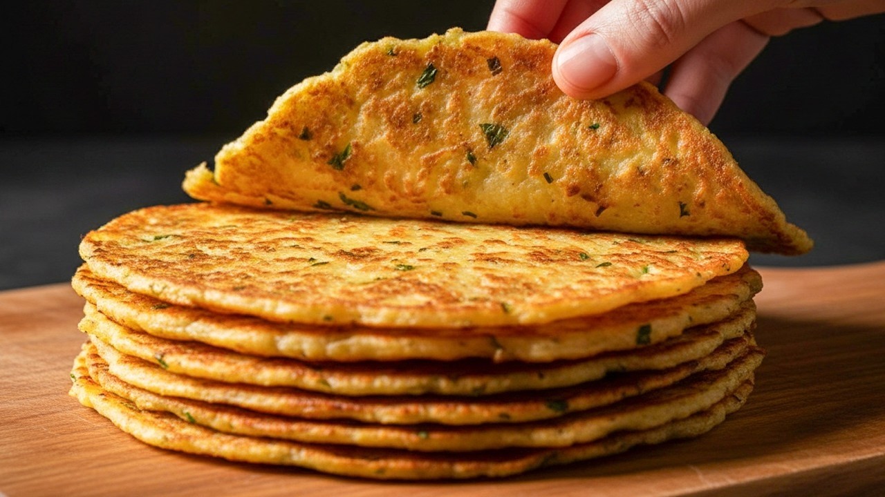 Nur Kartoffeln und Eier! Es ist so lecker, dass ich es fast jeden Tag mache!