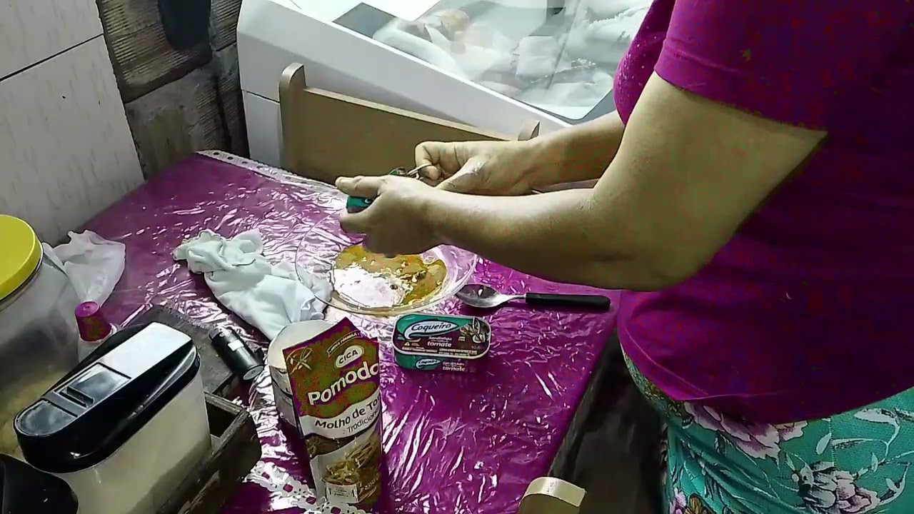 Fiz uma macarronada de sardinha ficou uma delícia 😋 