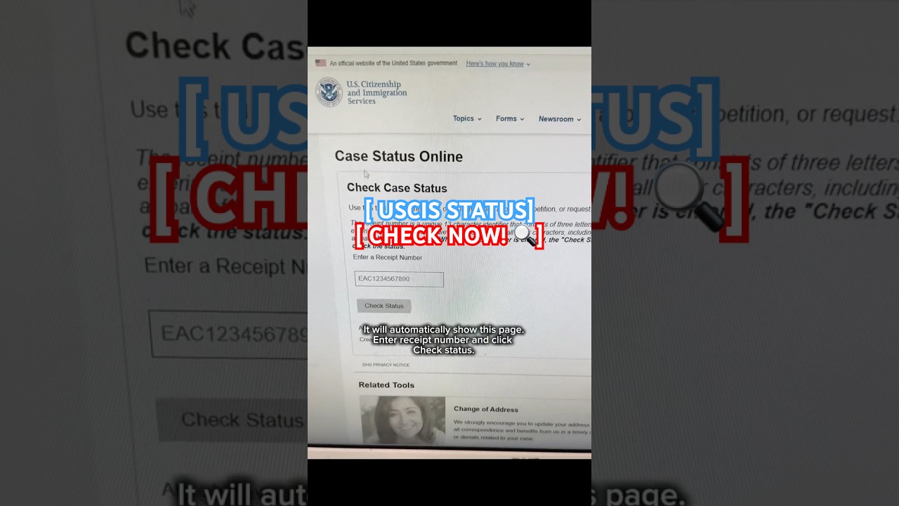 HOW TO CHECK YOUR USCIS CASE STATUS ONLINE (STEP-BY-STEP GUIDE) #USCISCaseStatus #uscis #visastatus