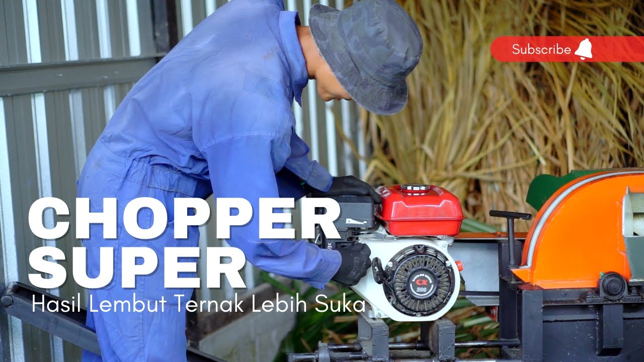 Review Mesin Chopper  Mesin Pencacah Rumput Super Halus | Smart Choper Kandang Budi Luhur