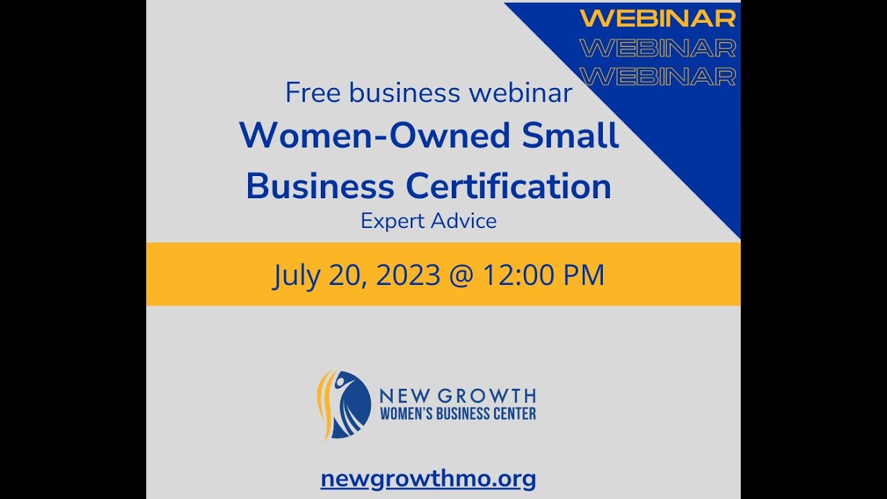 WOSB (Women-Owned Small Business) Certification