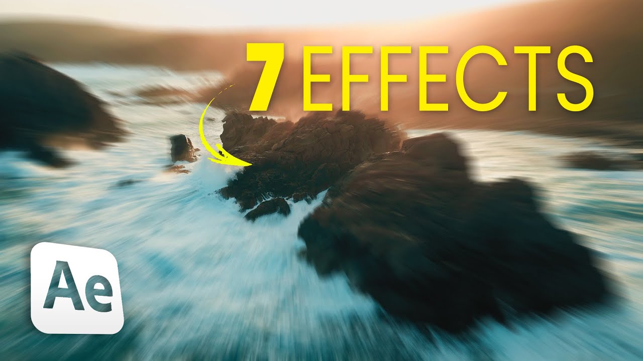 7 КРЕАТИВНЫХ переходов и эффектов дрона | After Effects