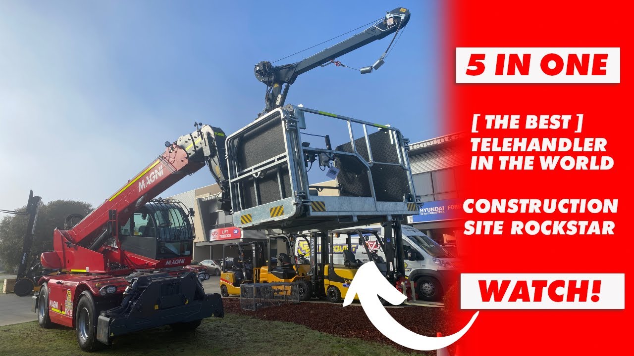 Telehandler Hire | Magni Telehandler [ The Best Telehandler In The World? You Be The Judge ]