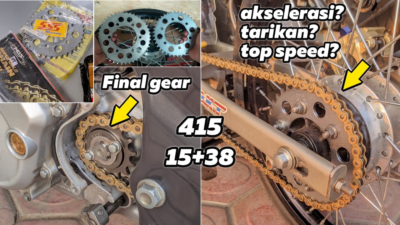 pasang gear sss vixion