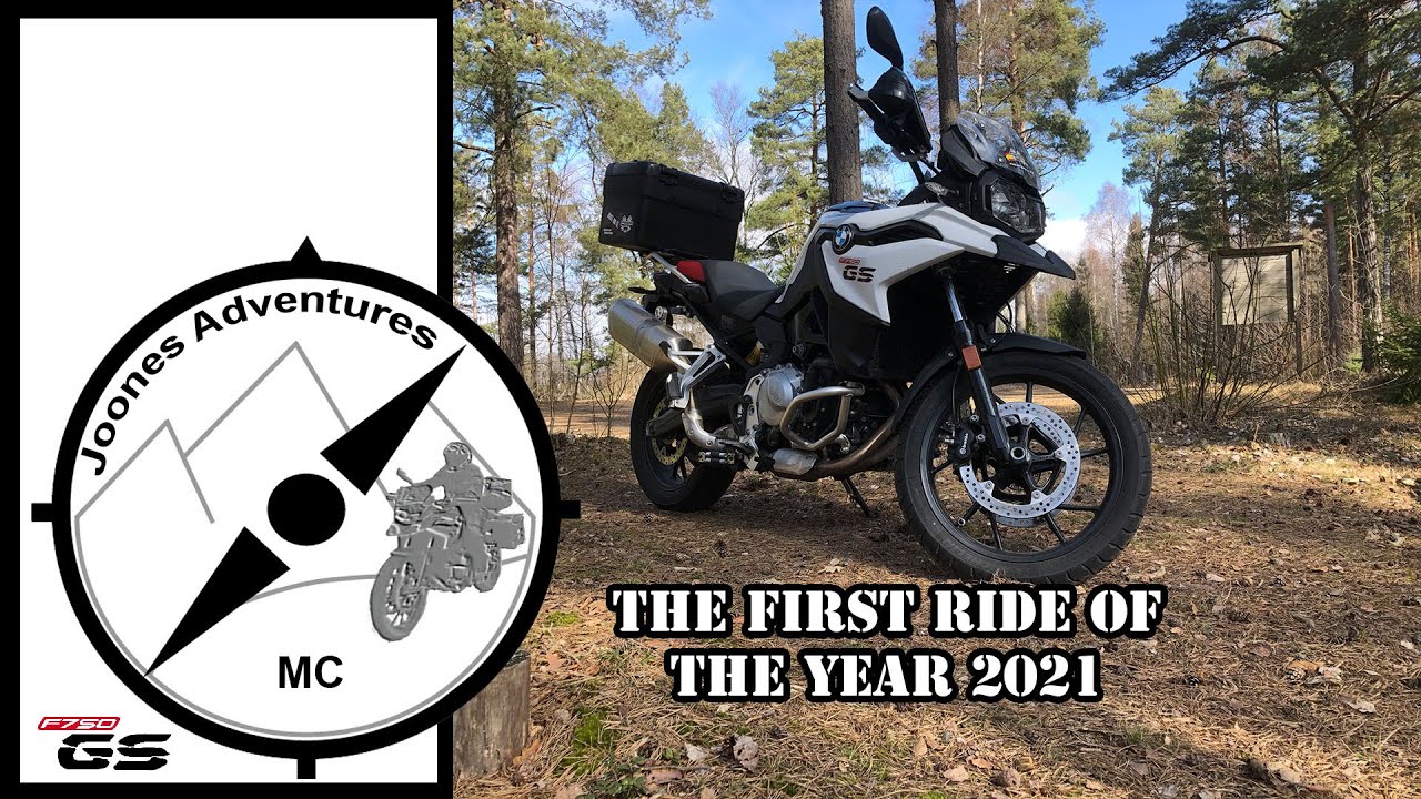 The first ride of the year 2021 on my BMW F750GS