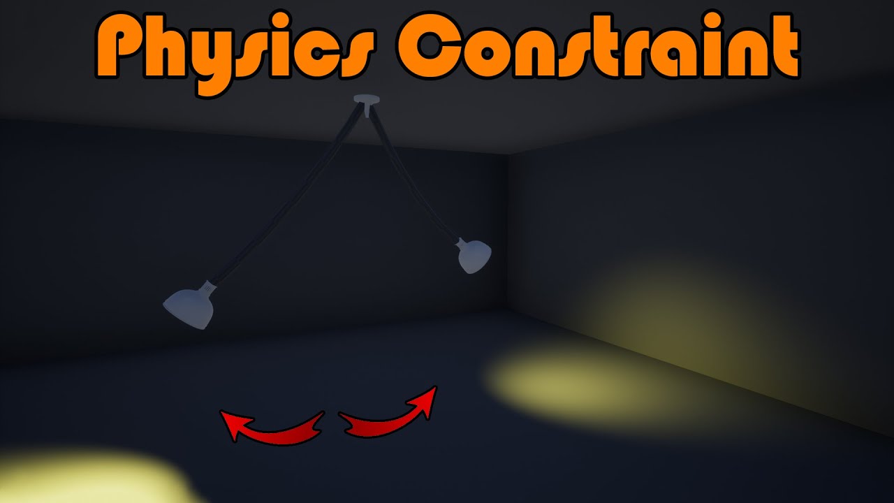 Physics Constraint | Hanging And Swinging Lights And Door - Unreal Engine Tutorial