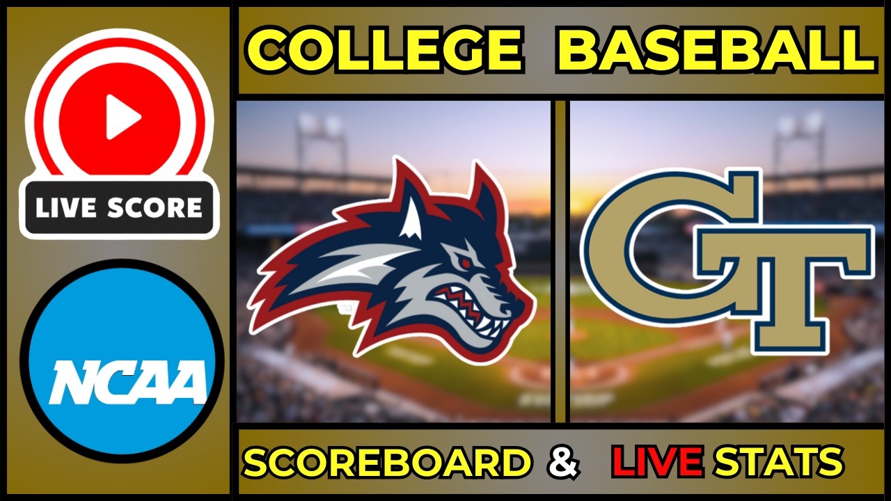 🔴 LIVE: Stony Brook Seawolves vs Georgia Tech | NCAA College Baseball | Feb 21, 2026 | Atlanta, GA