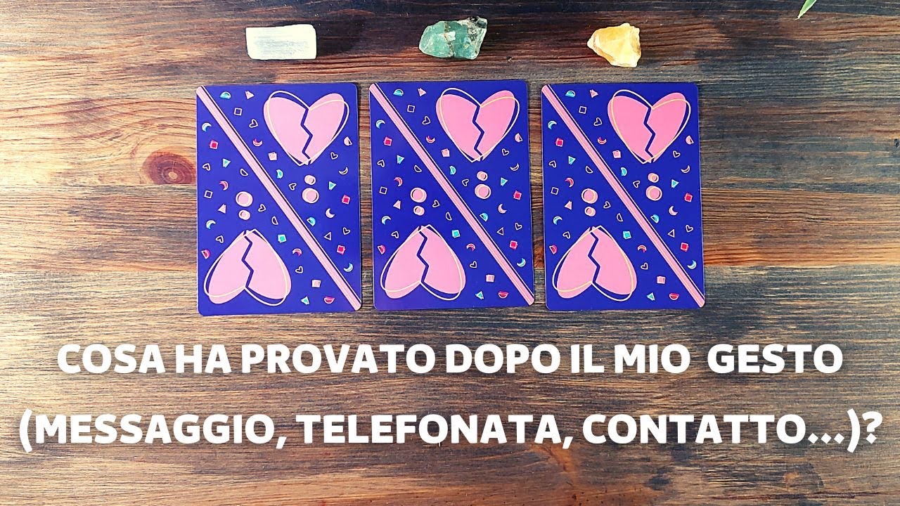 Cosa prova dopo il mio gesto (messaggio, telefonata, contatto di qualsiasi tipo)? 🧡 Tarocchi Amore