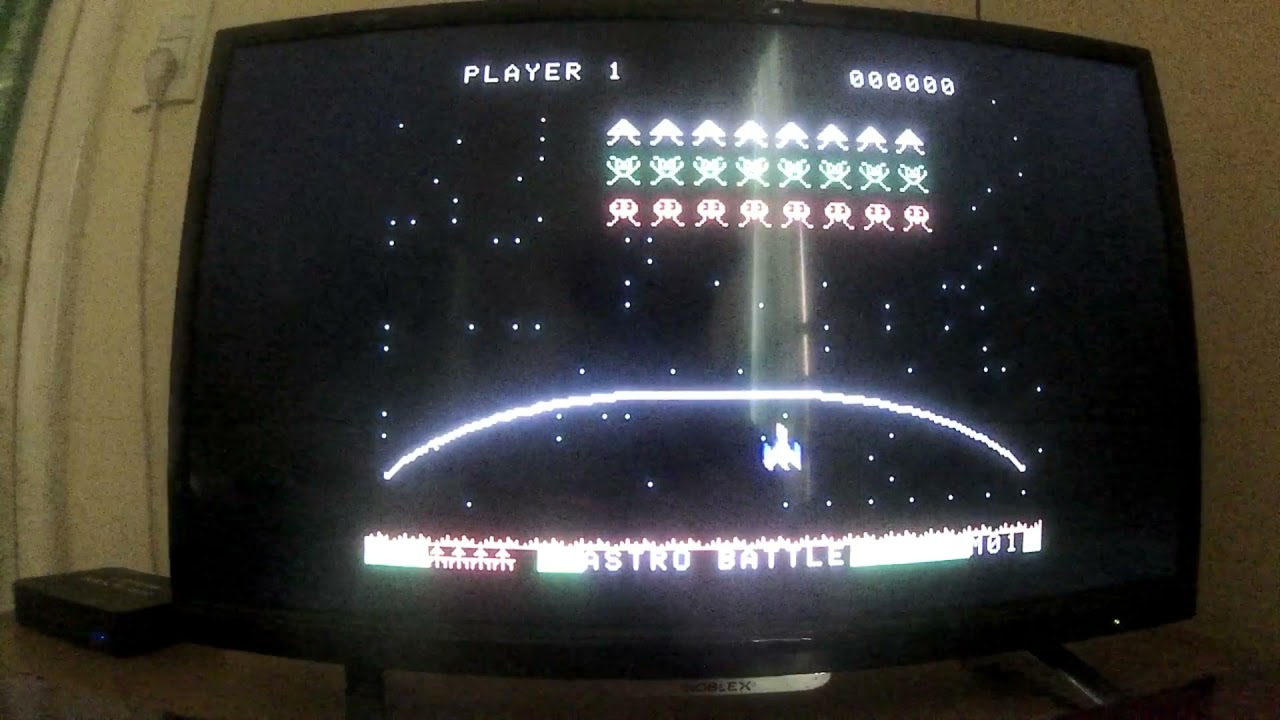 Consola Tolueno Gameplay de Juegos de ColecoVision