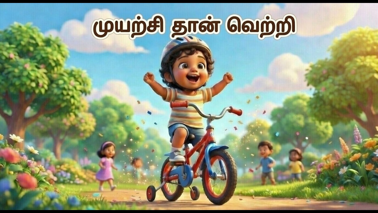 என் முதல் சைக்கிள் | Tamil Kids SEL Song | Try Again Confidence Song