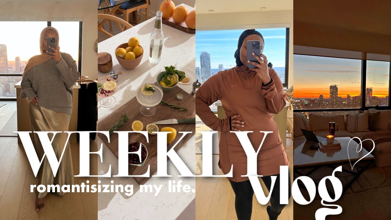 WEEKLY VLOG ♡ Romanticizing my new healthy lifestyle + NEW MERCH LAUNCH!