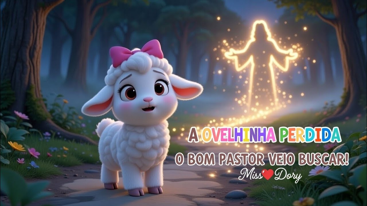 A Ovelhinha que Aprendeu a Ouvir Jesus** | Música Infantil Cristã @Miss.Dory_msg_biblica