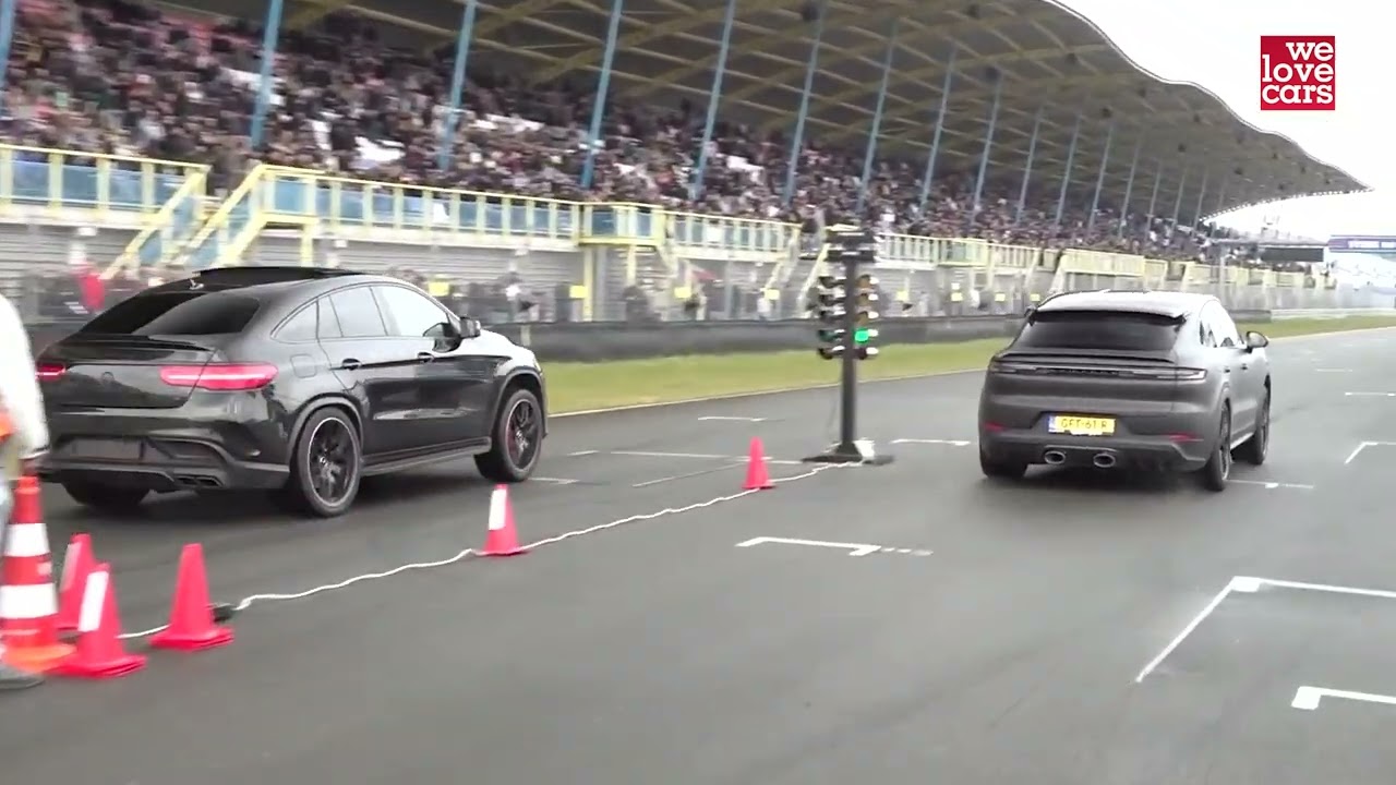 Porsche Cayenne GTS vs Mercedes-AMG GLC 63 S &ndash; Drag Race Battle! 🚀 #shorts