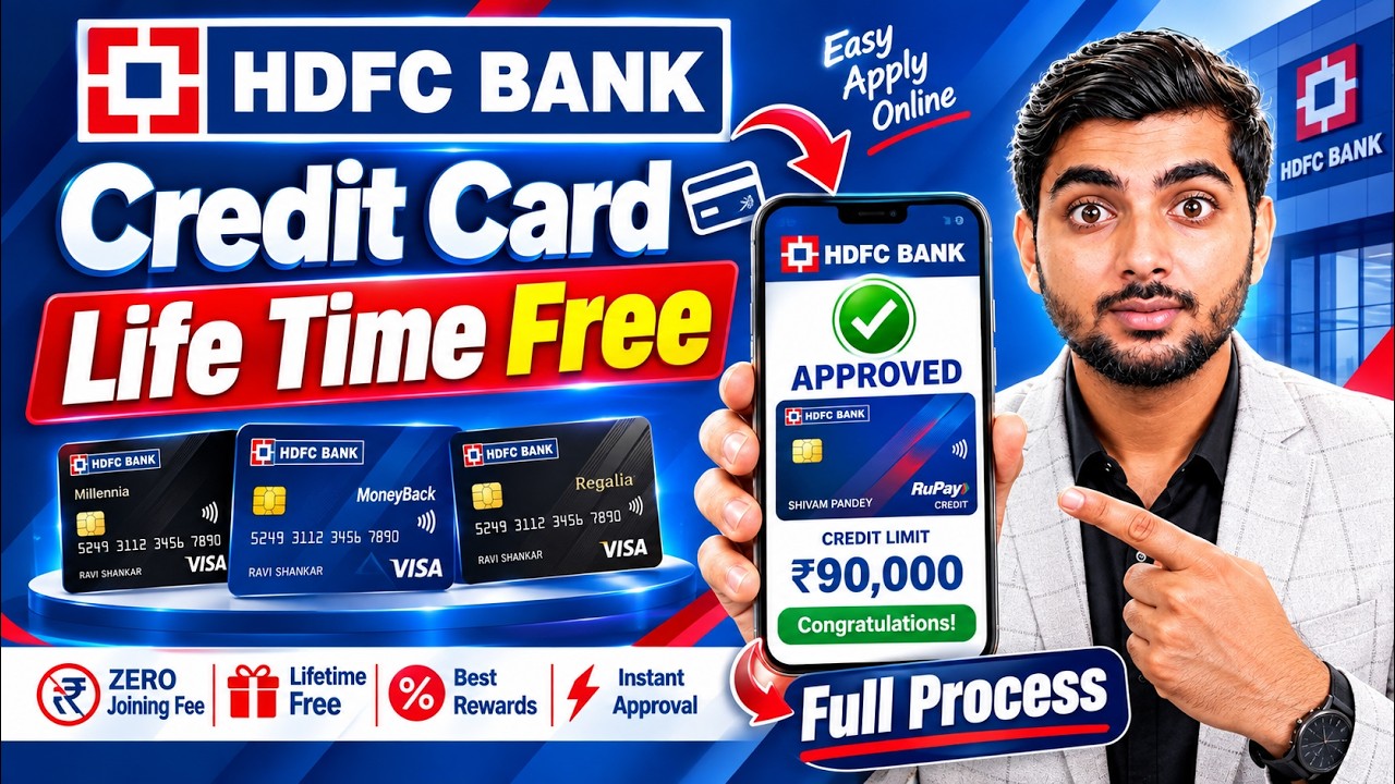 HDFC Lifetime Free Credit Card Apply Online 2026 | HDFC Lifetime Free Credit Card | HDFC Credit Card