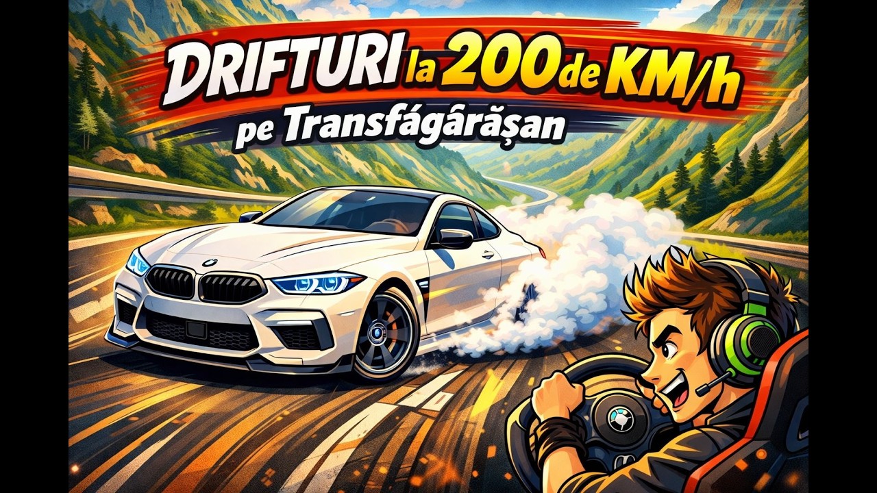 🔥Drifturi la 200 de KM/h pe Transfagarasan Assetto Corsa🔥