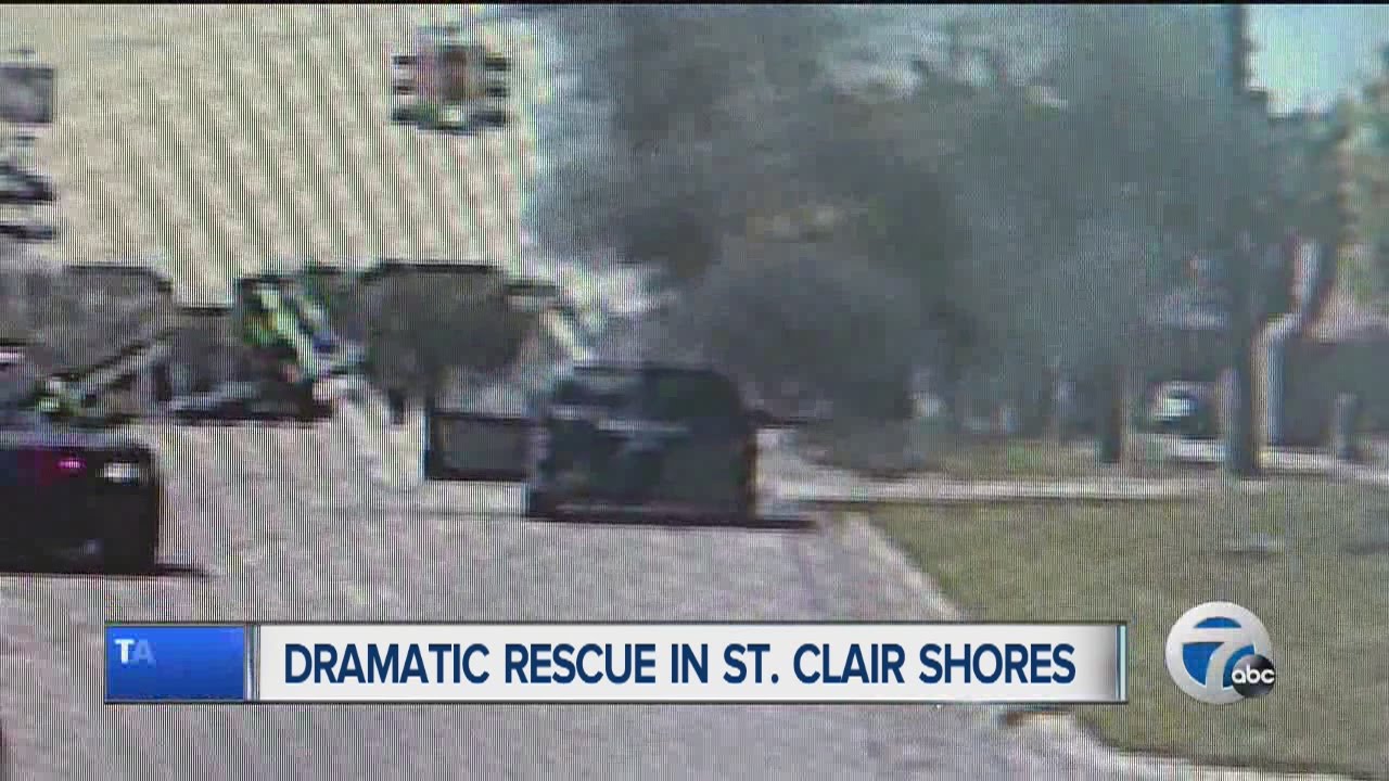 Dramatic rescue in St. Clair Shores
