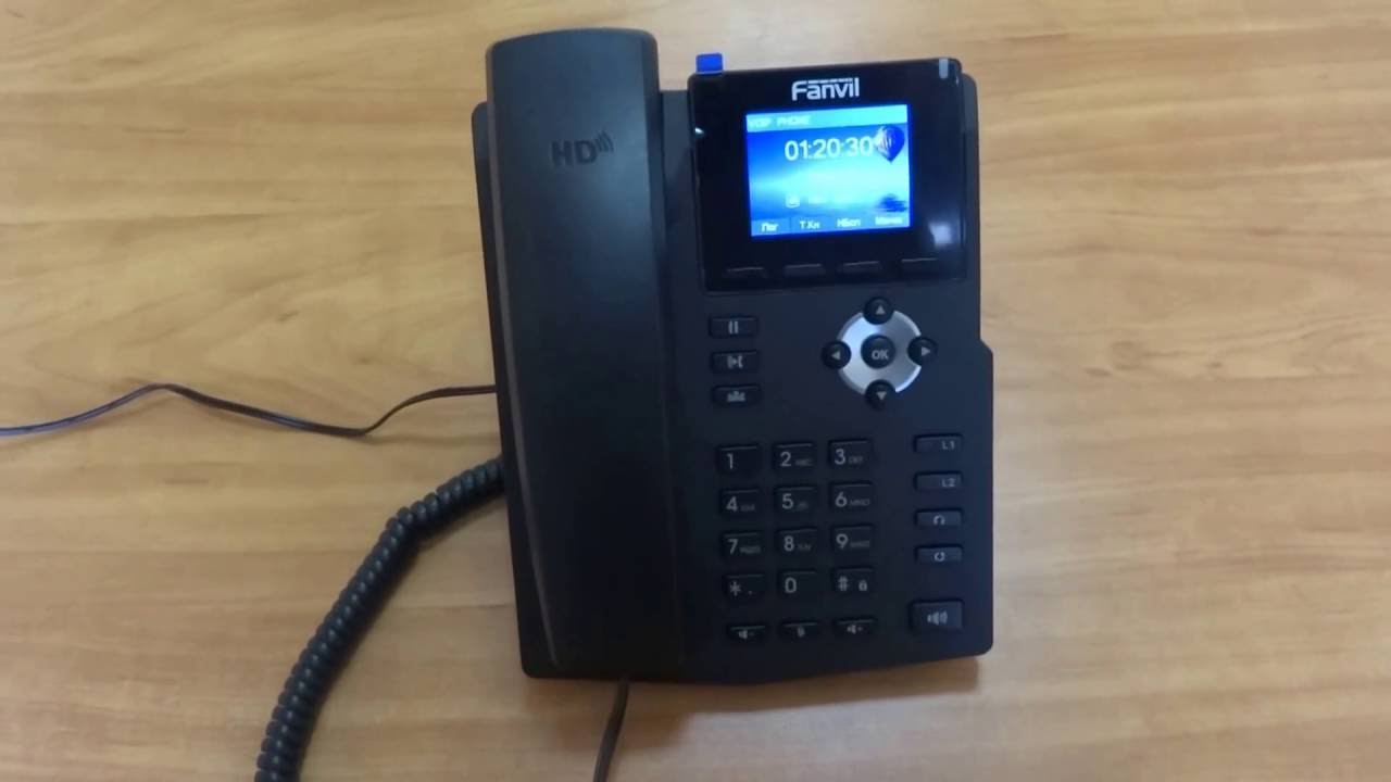Краткий обзор телефона Fanvil X3S/X3SP