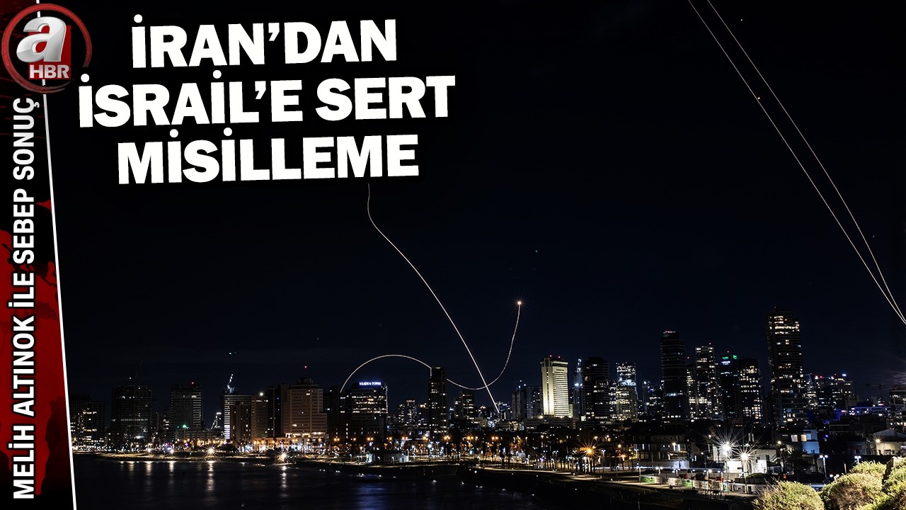İran'dan İsrail'e sert misilleme! A Haber ekibi savaş bölgesinden aktarıyor | A Haber