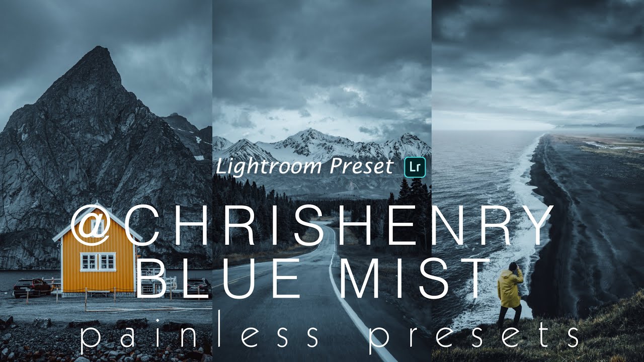 @CHRISHENRY Inspired - Blue Mist - Lightroom Mobile Preset DNG | Free Download | Moody Blue Tutorial