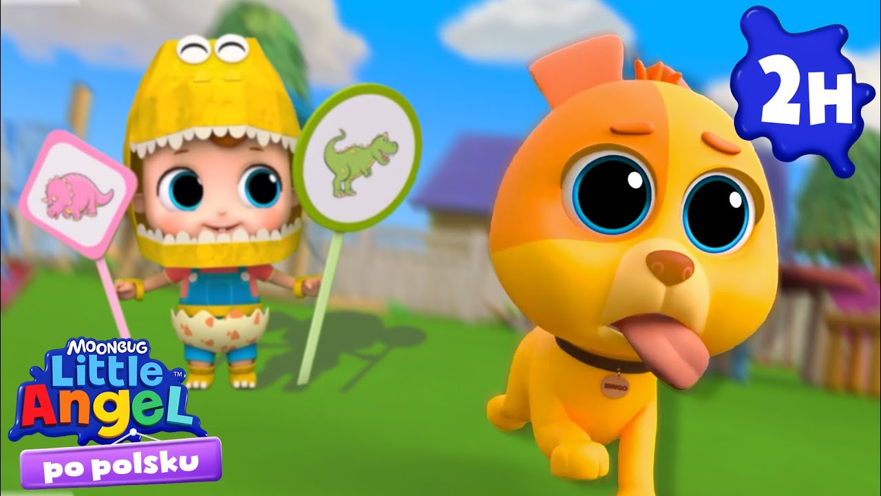 Impreza dinozaurów Jacka | Little Angel 👼🏻 Bajki i piosenki dla dzieci po polsku