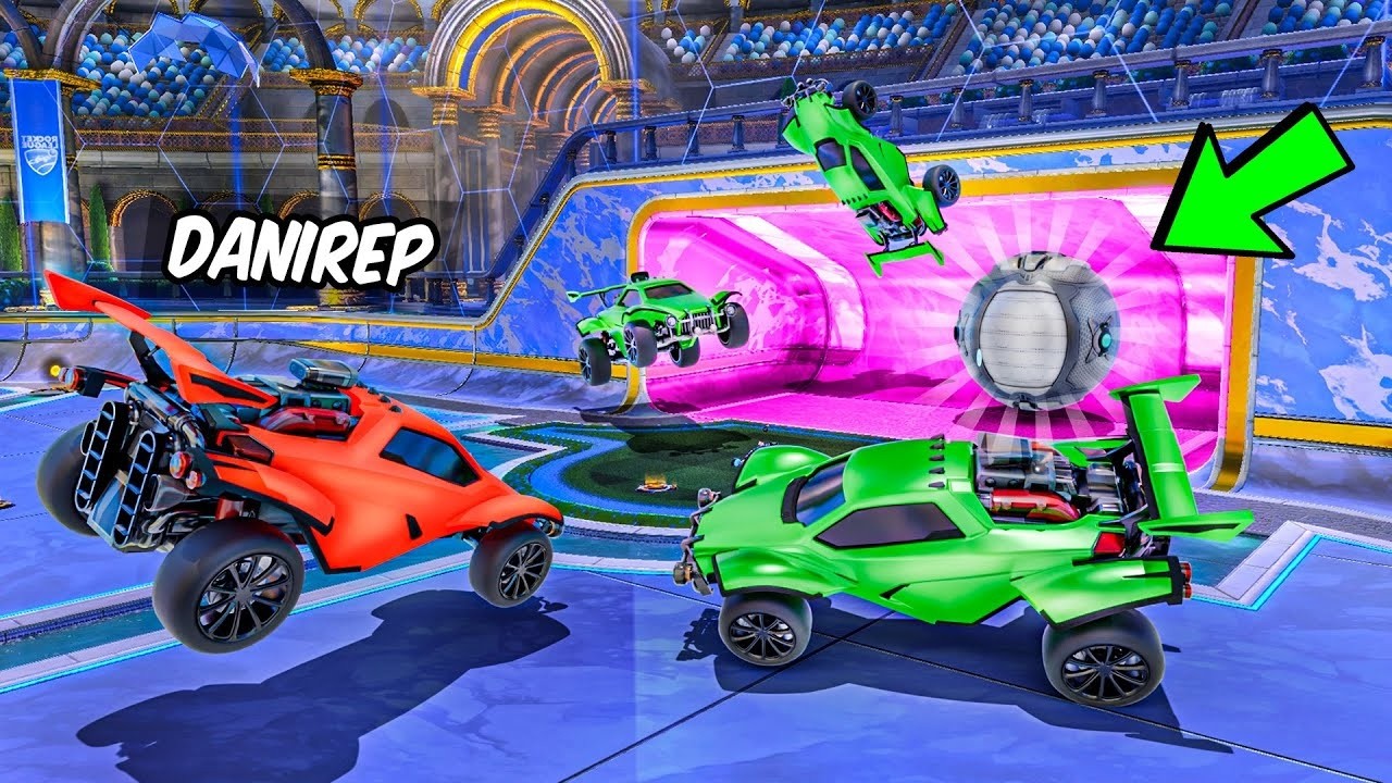 DANIREP vs 3 HATERS! INCREIBLE!! - ROCKET LEAGUE