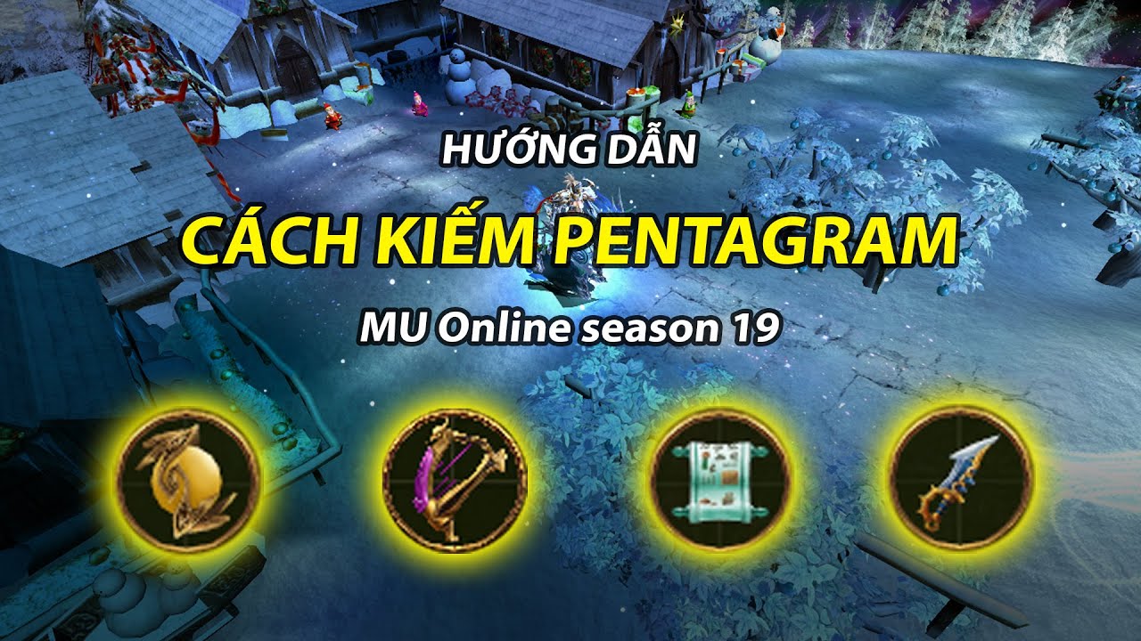 Hướng dẫn cách kiếm Sách Thuộc Tính | How to get Pentagram? | MU Online Season 19 | Gamethutp.com