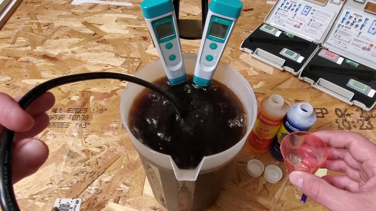 Mixing NPK RAW Nutrients