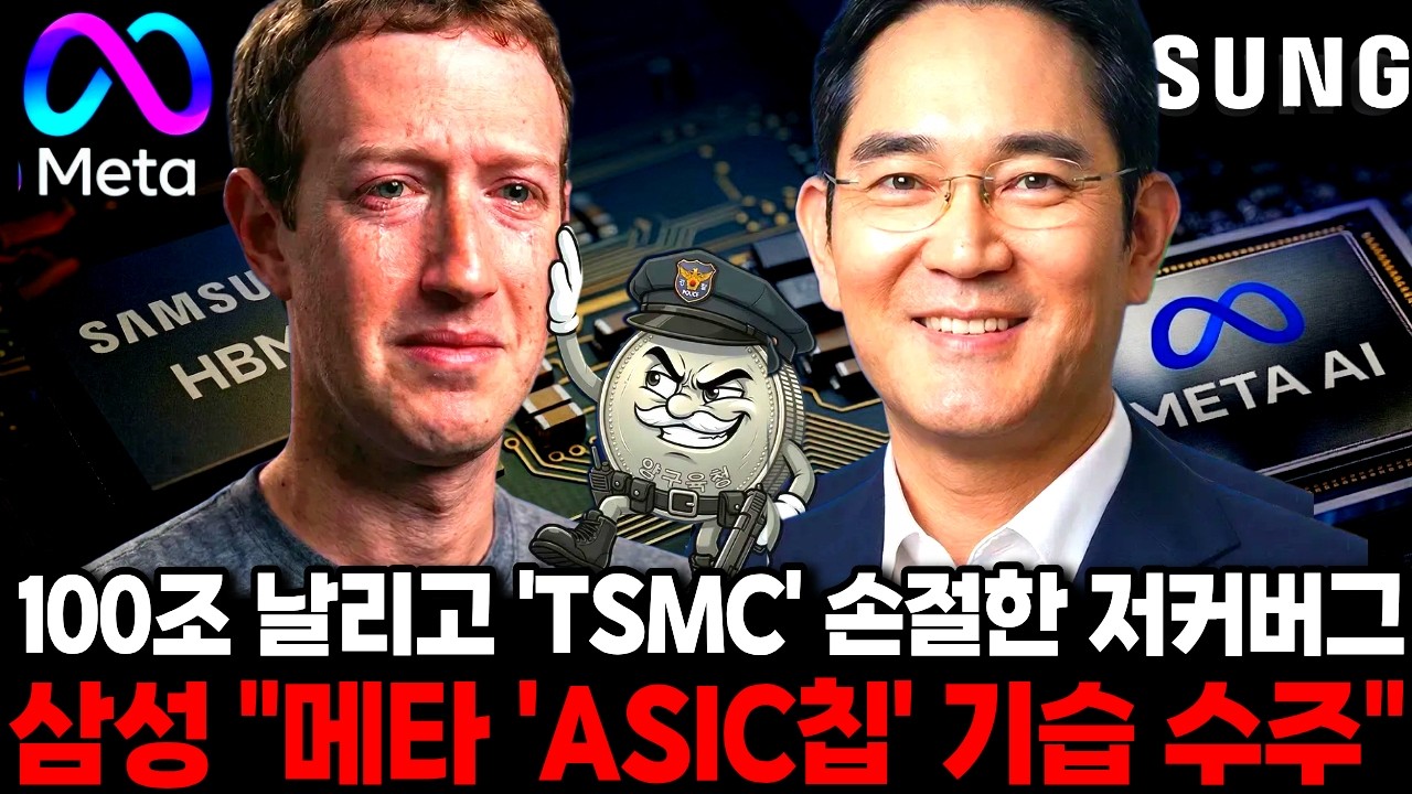 하루만에 ‘TSMC’ 손절한 ‘저커버그’ 100조 날리고… 삼성 “메타 ‘ASIC칩’ 돌연 수주”