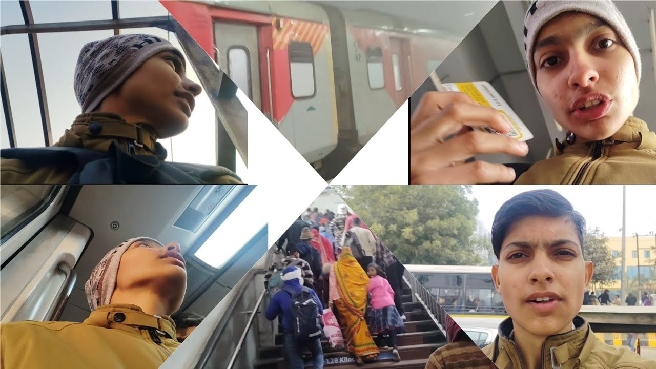 A Trip To नोएडा 🚇#vlog #vloger #trip #metro #noida #foryou #like #share #comment #subscribe 