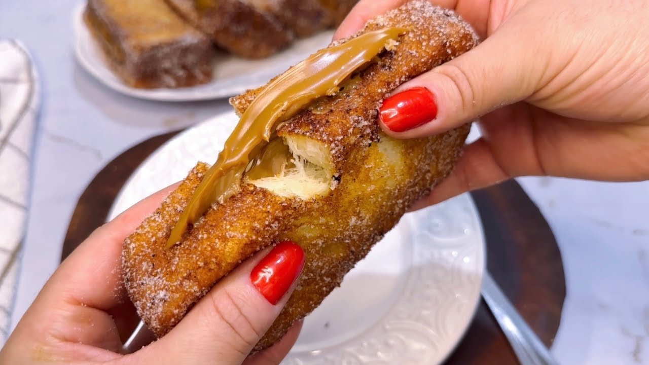 RECEITINHAS DE NATAL - RABANADA COM DOCE DE LEITE!!!