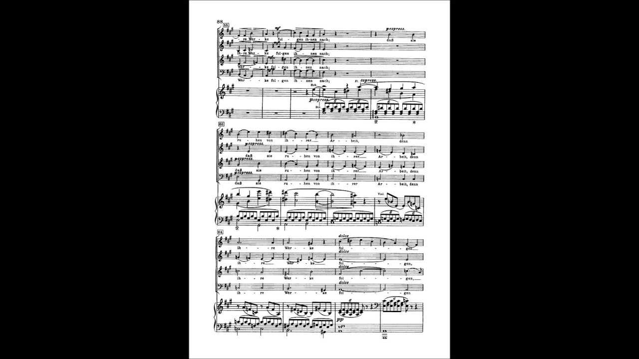 Brahms: Deutsches Requiem 7th movement (Alto)