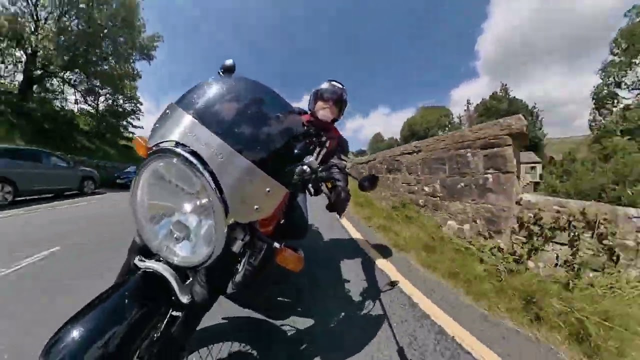 Continental GT 650  Heading for the hills on a hot day