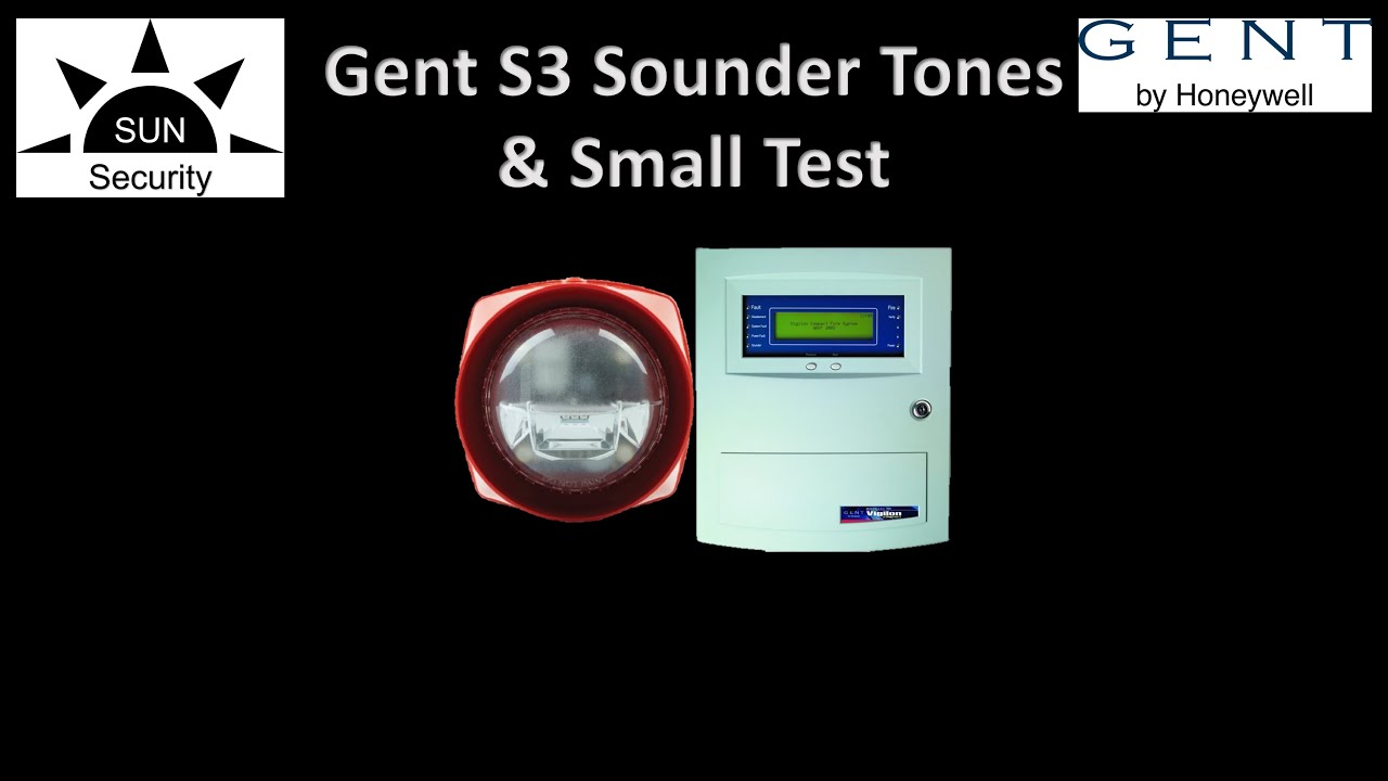 Gent S3 Sounder VAD Tones & Small Test