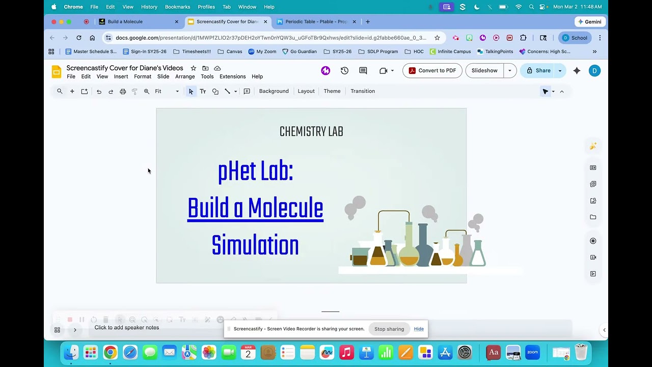 CHEM: Phet Lab - Build a Molecule