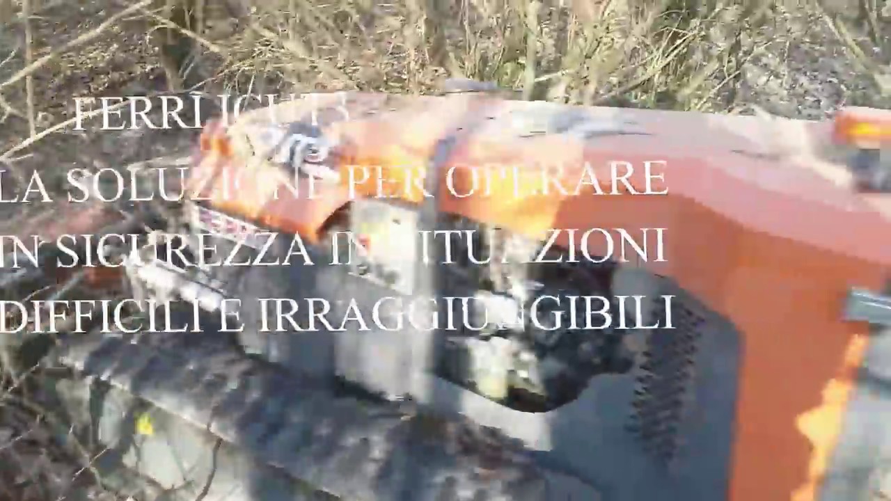 PORTA ATTREZZI CINGOLATO RADIOCOMANDATO FERRI ICUT3 EXTRA
