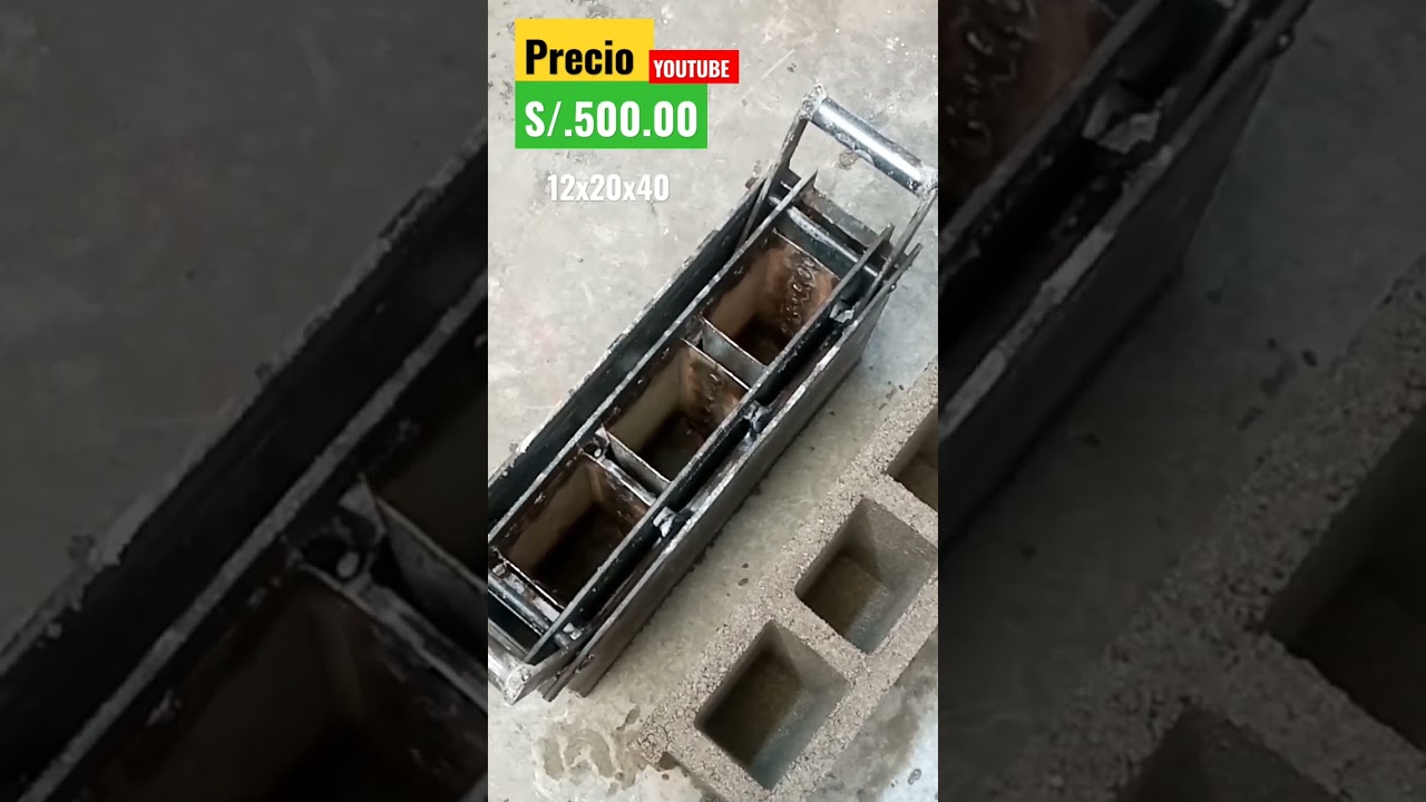 OFERTAS de moldes manuales de metal .12x20x40 🧱🇵🇪📞918387282