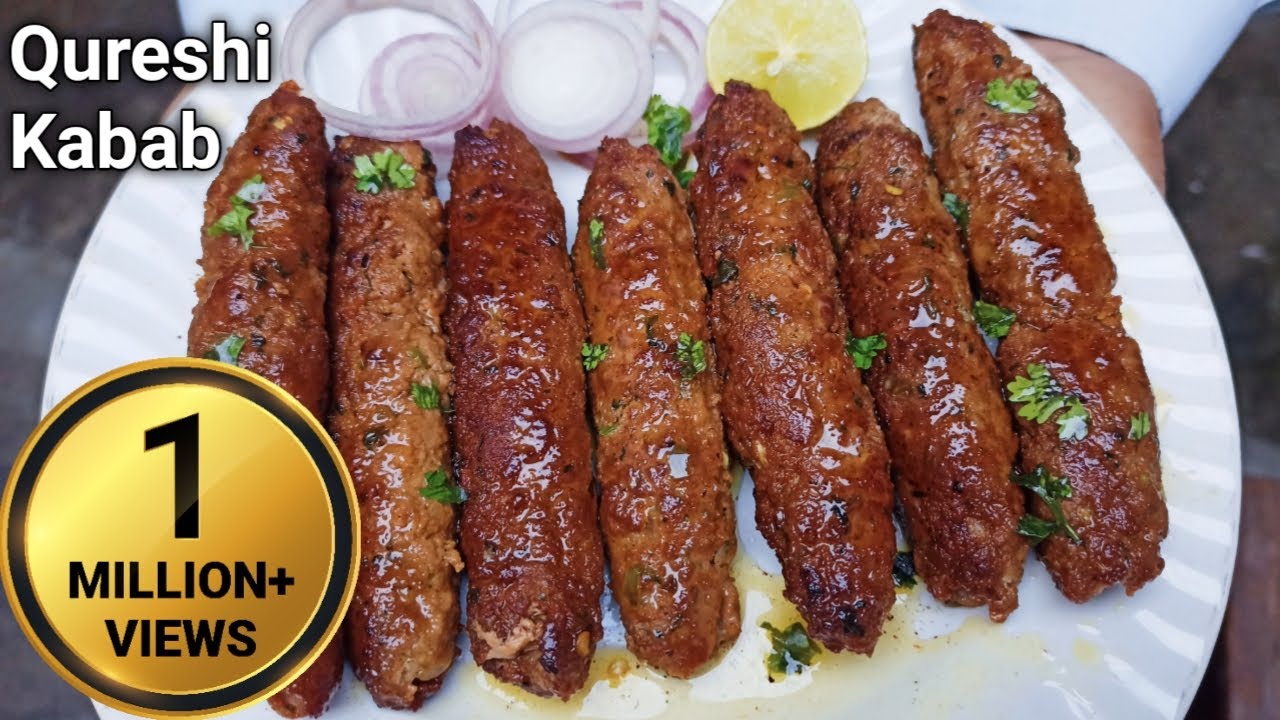 Eid Special Qureshi Kabab with Green Chutney | Purani Dilli Jama Masjid Ke World Famous Seekh Kabab