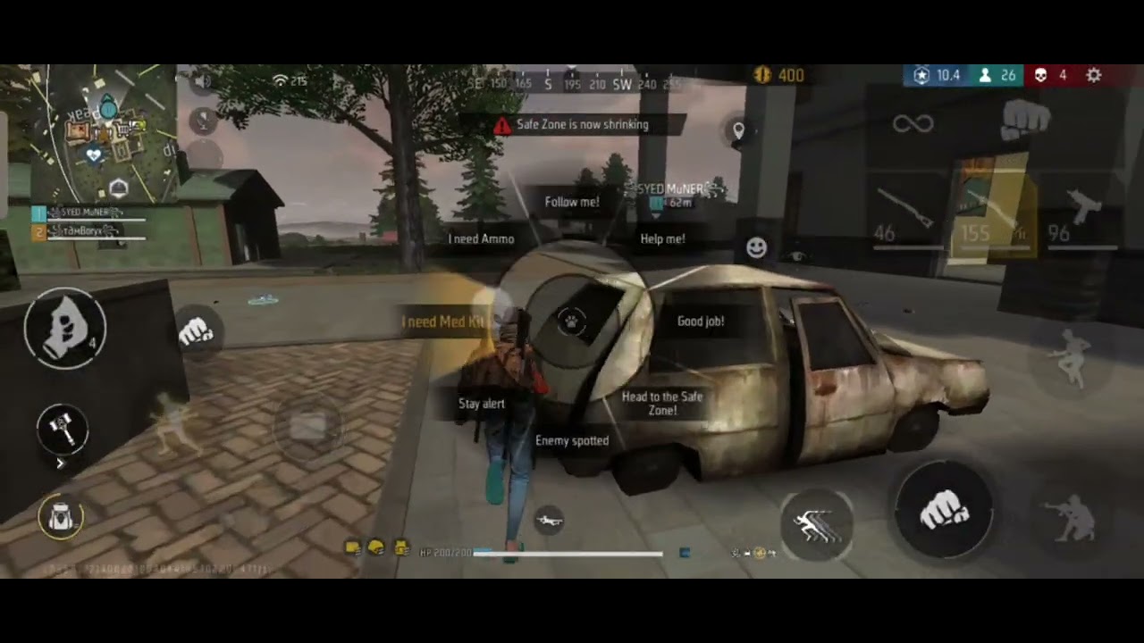 Br rank duo 7 kills gameplay #freefire #ff #headshot 