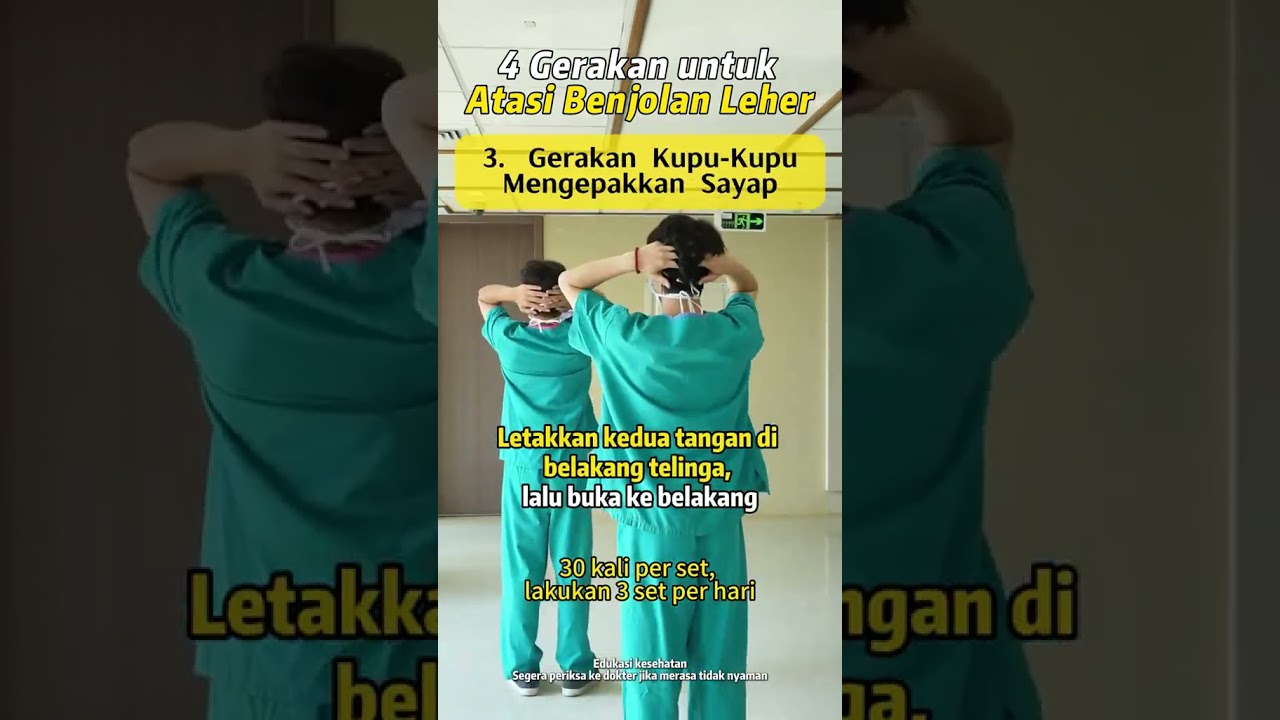4 Gerakan Atasi Benjolan Leher, Coba di Rumah! #faktamenarik #senamsehat #leherkaku #glowup