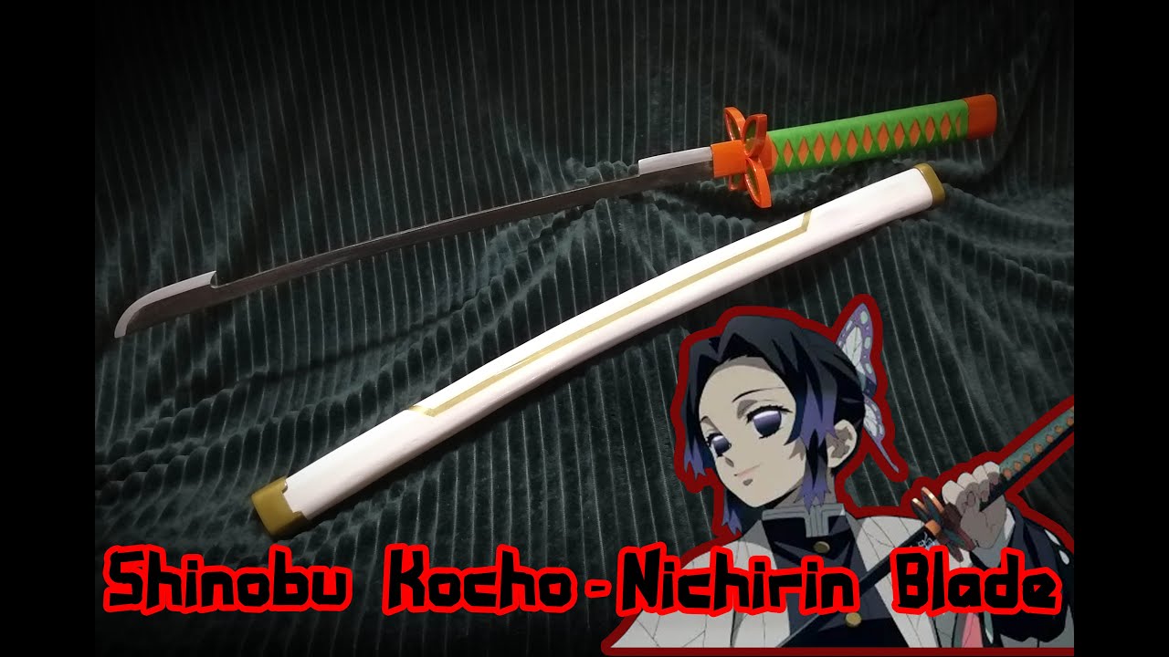 Shinobu Kocho Nichirin Blade - Demon Slayer - Kimetsu No Yaiba - Wood Sword Making