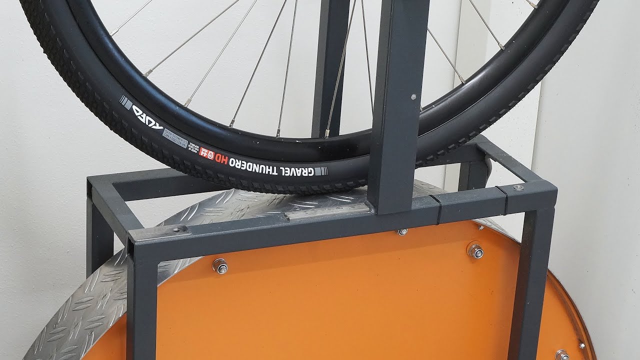 Tufo Gravel Thundero HD 44 Rolling Resistance Test (spin up video)