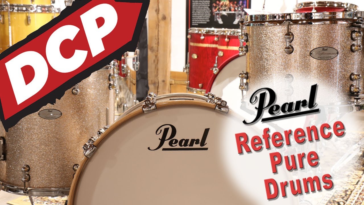 Pearl Music City Custom Reference Pure 3pc Drum Set - Video Demo
